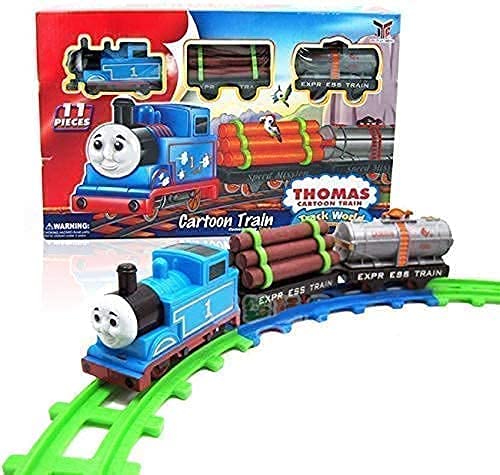 233B-2 Thomas Cartoon Train Track Colorful Toy, Battery Operate.3