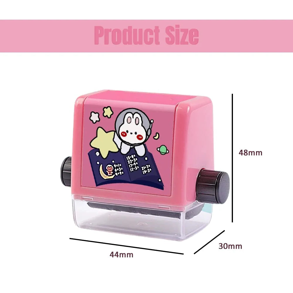 10224 Math Roller Stamp for Addition Subtraction Multiplication Division, Roller Number Digital Teaching Stamp (1 pcs)