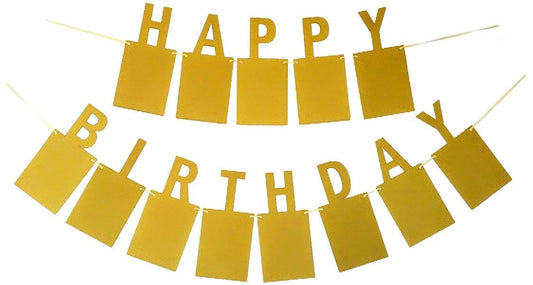 11311 Happy Birthday Photo Banner for Party, Birthday Party Decoration