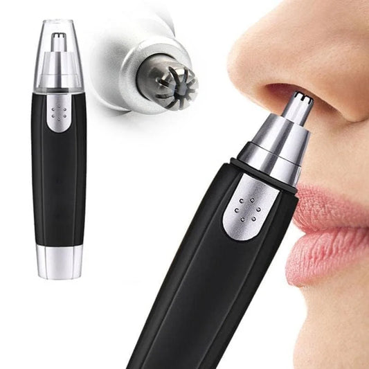 10249 3-in-1 Battery Operated Nose & Ear Hair Trimmer – Stainless Steel Blades, Painless Grooming for Men & Women