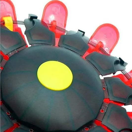 2209 UFO Deformed Ball Toy | 2-in-1 Frisbee & Ball | Glow-in-The-Dark Transforming Flying Disc for Kids