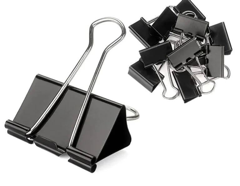 80025( 6 box ) 25 mm Binder clips (72 clips)