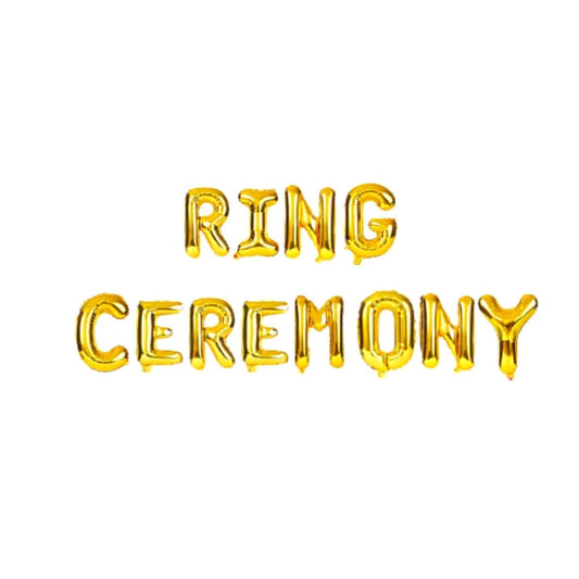 10275 Ring Ceremony Decoration Foil Balloon