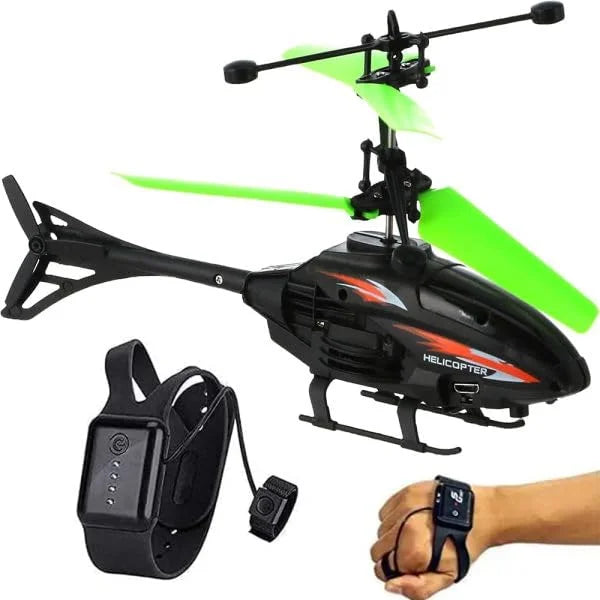 11307 R/C FLYING SENSOR HALICOPTER WITH WATCH {MULTICOLOR}