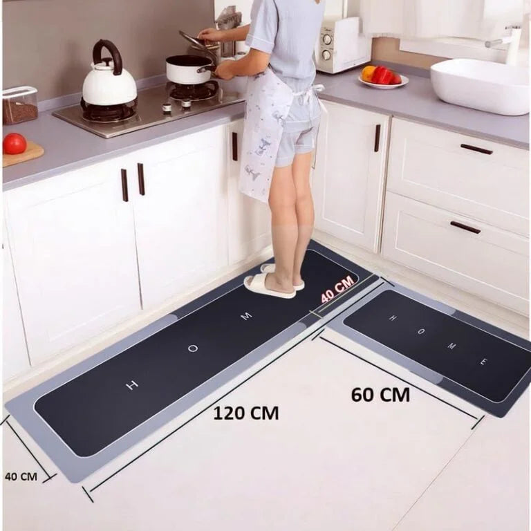 11165 {2 Pcs} Kitchen Mats, Waterproof Kitchen Standing Desk Mat Floor Mats, for Kitchen Floor, Sink – (120 * 40 cm, 40 * 60 cm, Multicolor)