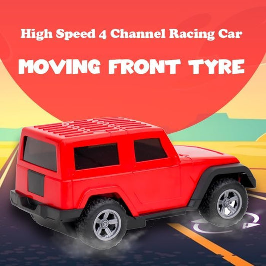 9798 Remote Control Thar Car for Kids | Rechargeable Off-Road Thar Gaddi Toy RC Thar Car with Remote {Multicolor}