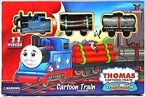 233B-2 Thomas Cartoon Train Track Colorful Toy, Battery Operate.3