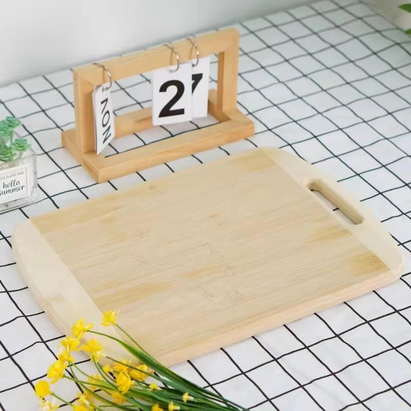 10121 Wooden Chopping Board for Kitchen with Wood Handle,Vegetable Cutting Board for Kitchen 32×22 Cm