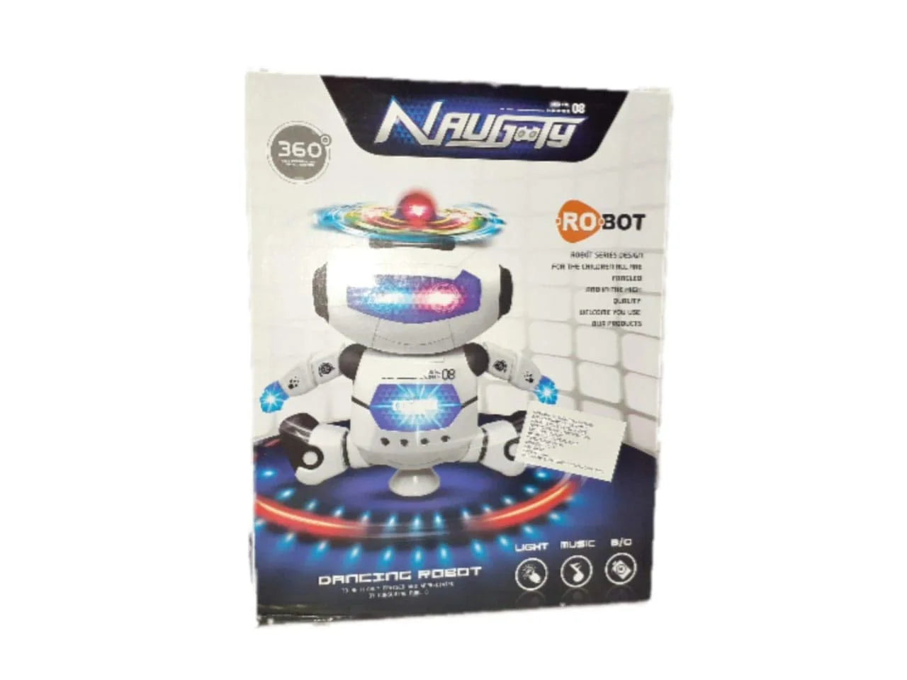 6089 Naughty Dancing Robot Toy with Light and Sound