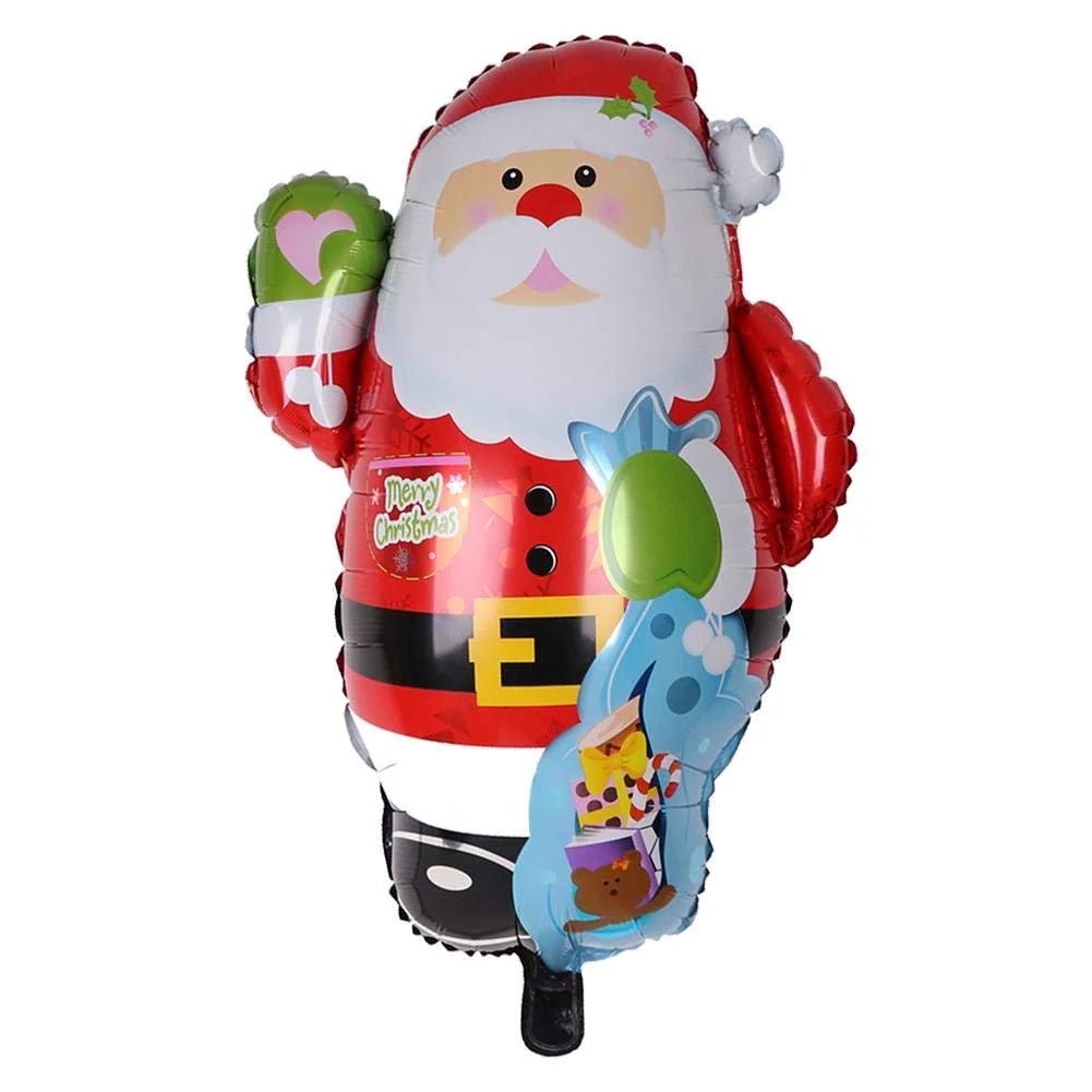10041 Christmas Santa Foil Balloon Xmas Party Decor size 24*49 cm