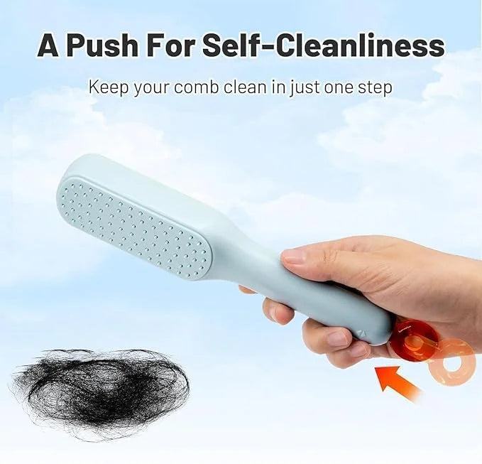 10685 Cleaning Hair Brush Hairbrushes for Women 1Pcs Easy Clean Hair Brush