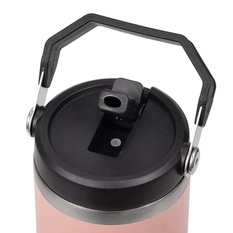 20700 Insulated Travel Tumbler, Stainless Steel, Ergonomic Handle, Straw Lid, Vacuum Insulated for Hot and Cold Drinks, Outdoor Adventure Mug
