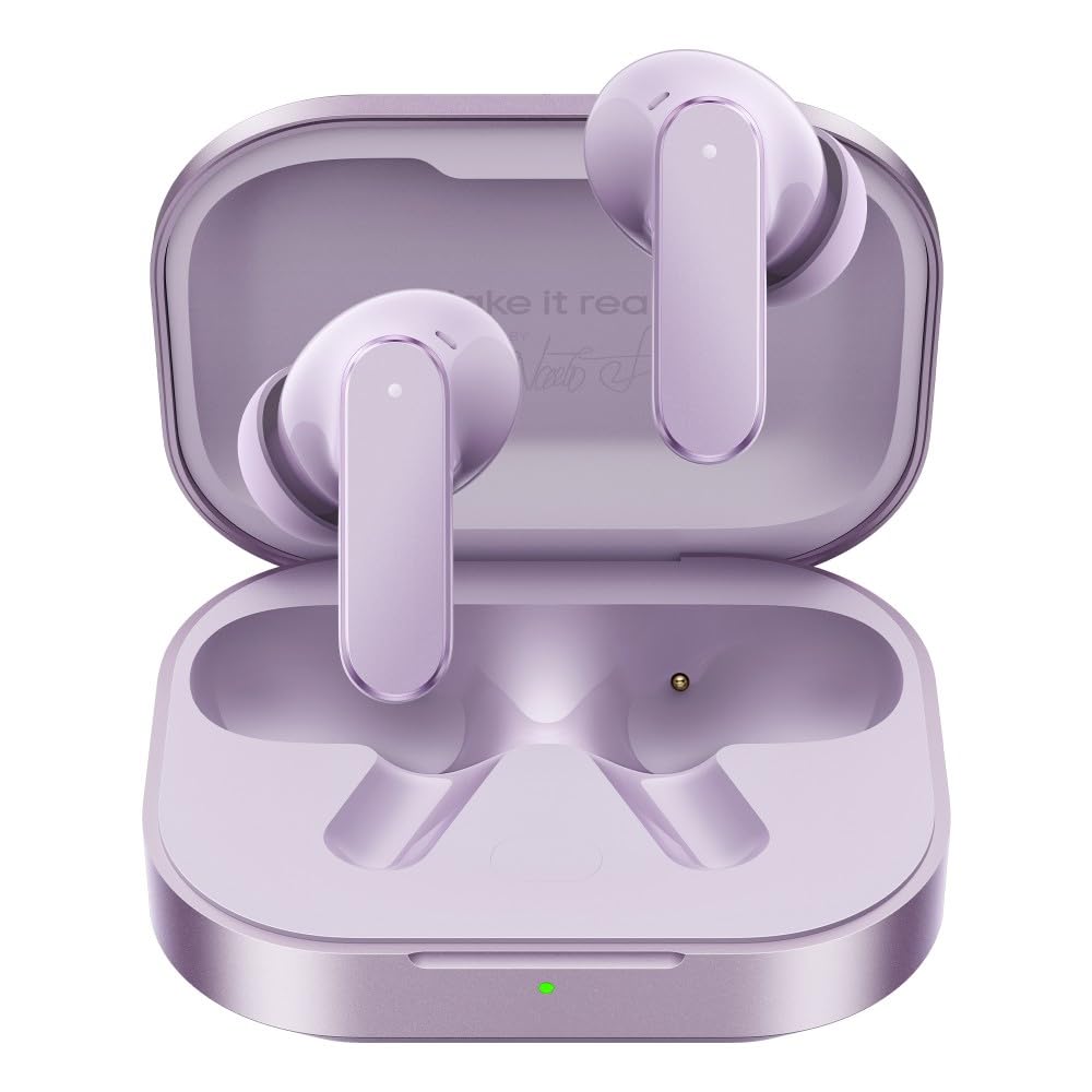 20626 Air Buds 8,11mm+6mm Dual Dynamic Bass Drivers,58Hrs Playtime, 55dB ANC,6 Mic ENC, 45ms Low Latency, 360° Spatial Audio {Random Color}