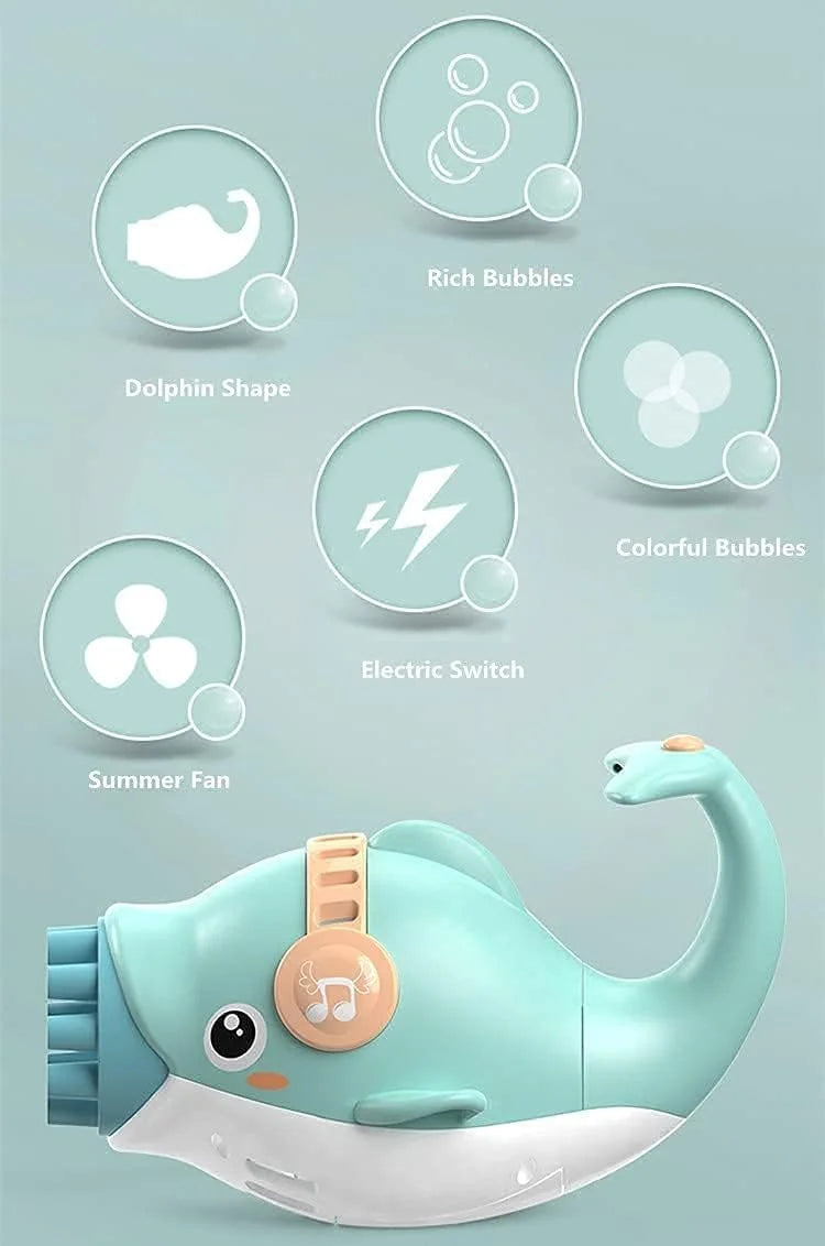 4044 Dolphin Gatling Bubble Gun 10 Holes
