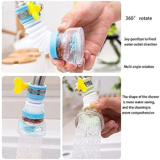 010054 Anti Splash Water Saving Movable Sink Faucet Expandable Water Tap Filter Shower Head Rotatable Nozzle Adapter Tap320