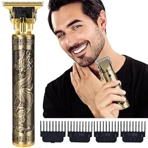 10085 Vintage T9 Trimmer for Men Electric USB Charging Beard Trimmer for Men Wireless Rechargeable