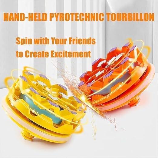 20326 Fingertip Gyro, Handheld Gyroscope Collision Light up Spinning Top Toy Spinning Gyroscope Battle Decompression Toy