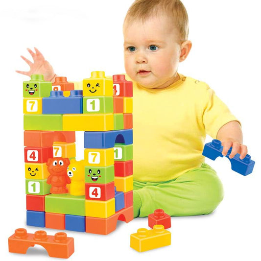 LM-688-1 Kagofit Big Size Blocks Set in Bag(Multicolour)- 30 Pieces
