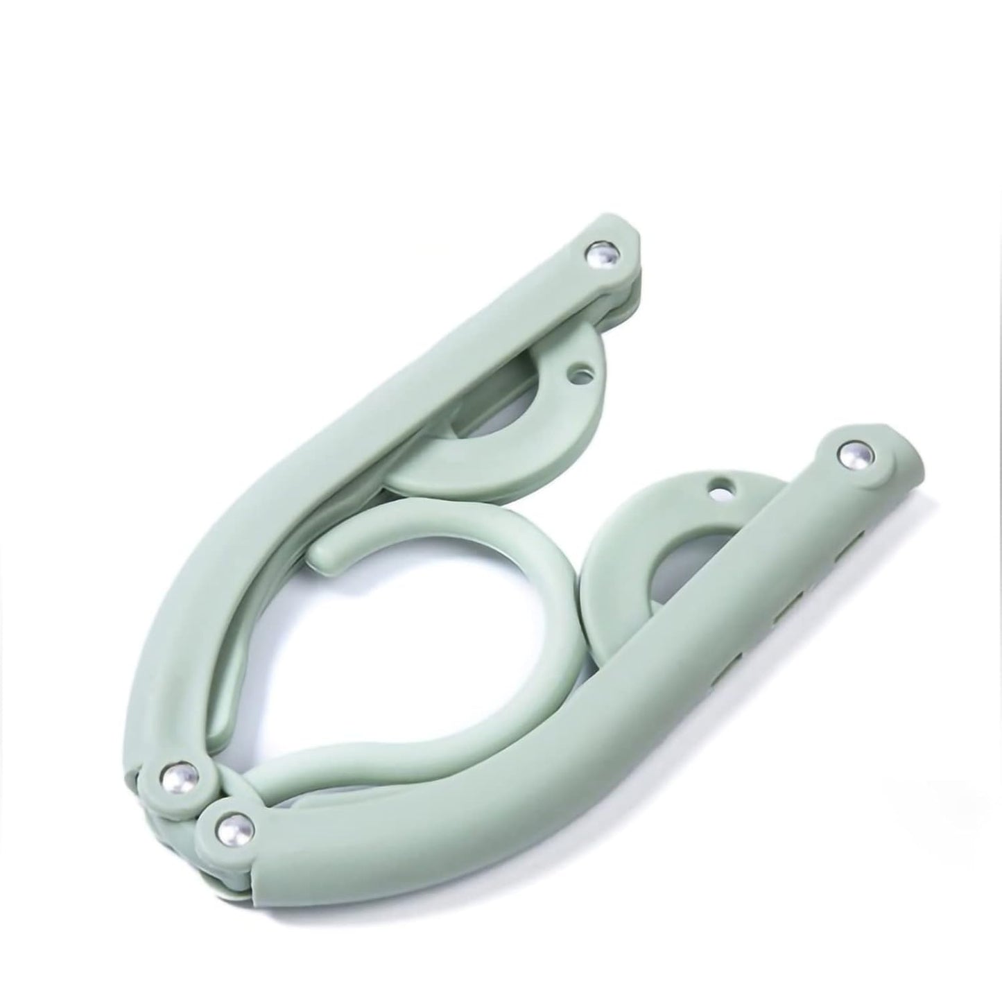 20570 Multifunctional Plastic Folding Clothes Rack Lightweight Durable Portable Save Space Protect Clothes Widely Application(Multicolor)