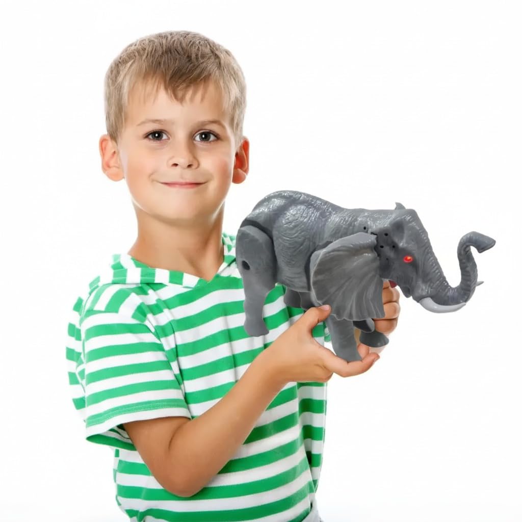 DW-002 Kid’s Musical and Walking Elephant Battery Operated Toy