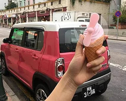 JK-23 Handheld Ice Cream Fan Battery Operated Fan {Random colour’s}