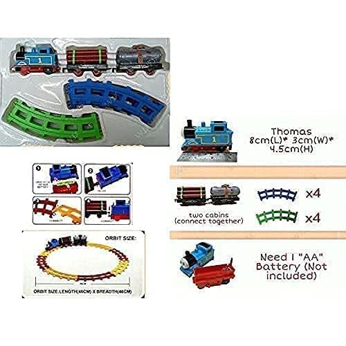 233B-2 Thomas Cartoon Train Track Colorful Toy, Battery Operate.3