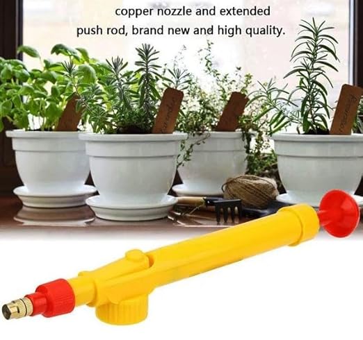 20189  Adjustable High Pressure Garden Pump Bottle Spray Gun - Plants Garden Water Pesticide Car Wash Brass Hand Nozzle Sprayer