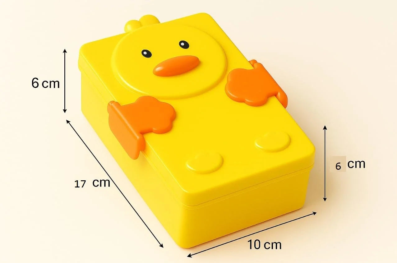 6650 Cuddle Little Ducky Kids Lunch Box Leak-Proof Bento Box for School, Travel & Office