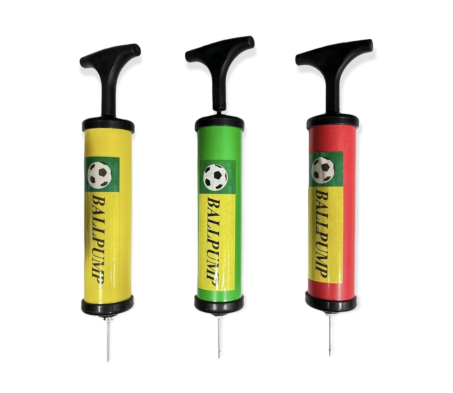 NI-177338 1 Pack Heavy-Duty Manual Ball Pump – Portable Sports Inflator for Soccer, Football, Basketball & Volleyball with Built-in Needle | Ideal for Home, Gym & Outdoor Use