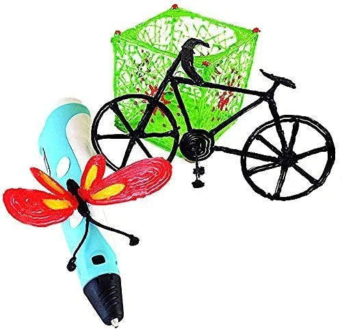 1829 3D Pen Professional |3D Printing Drawing Pen With Different Color Abs / Pla Filament For Creative Modelling | Project And Education Purpose |Random Color