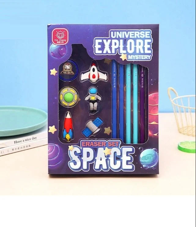 1135 Universe space Theme Stationery Kit Box