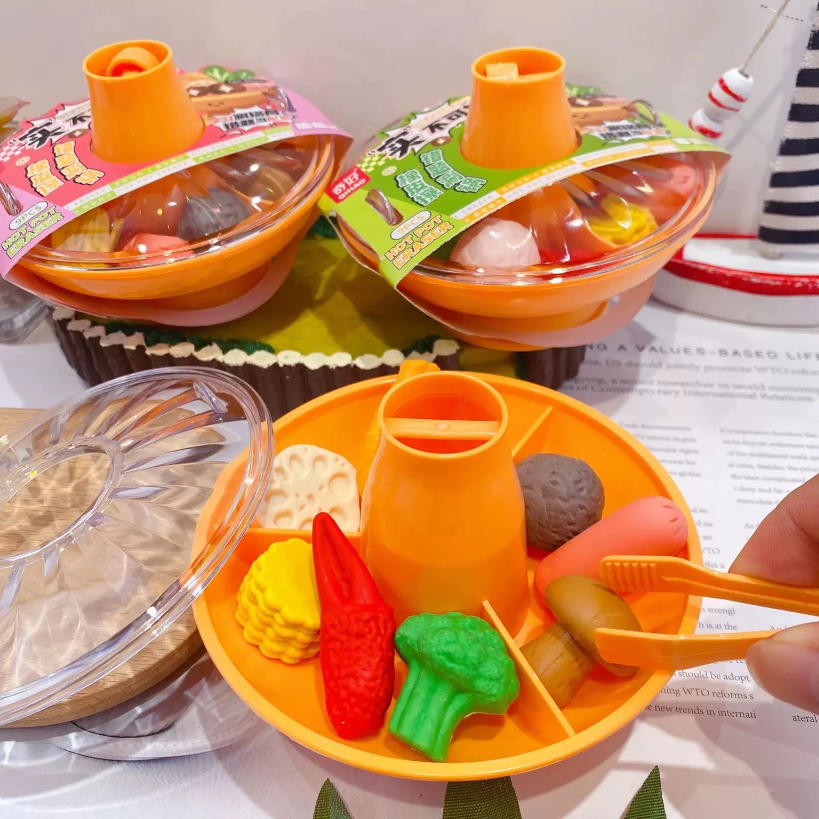 8633 Japanese Hot Pot Eraser for Kids