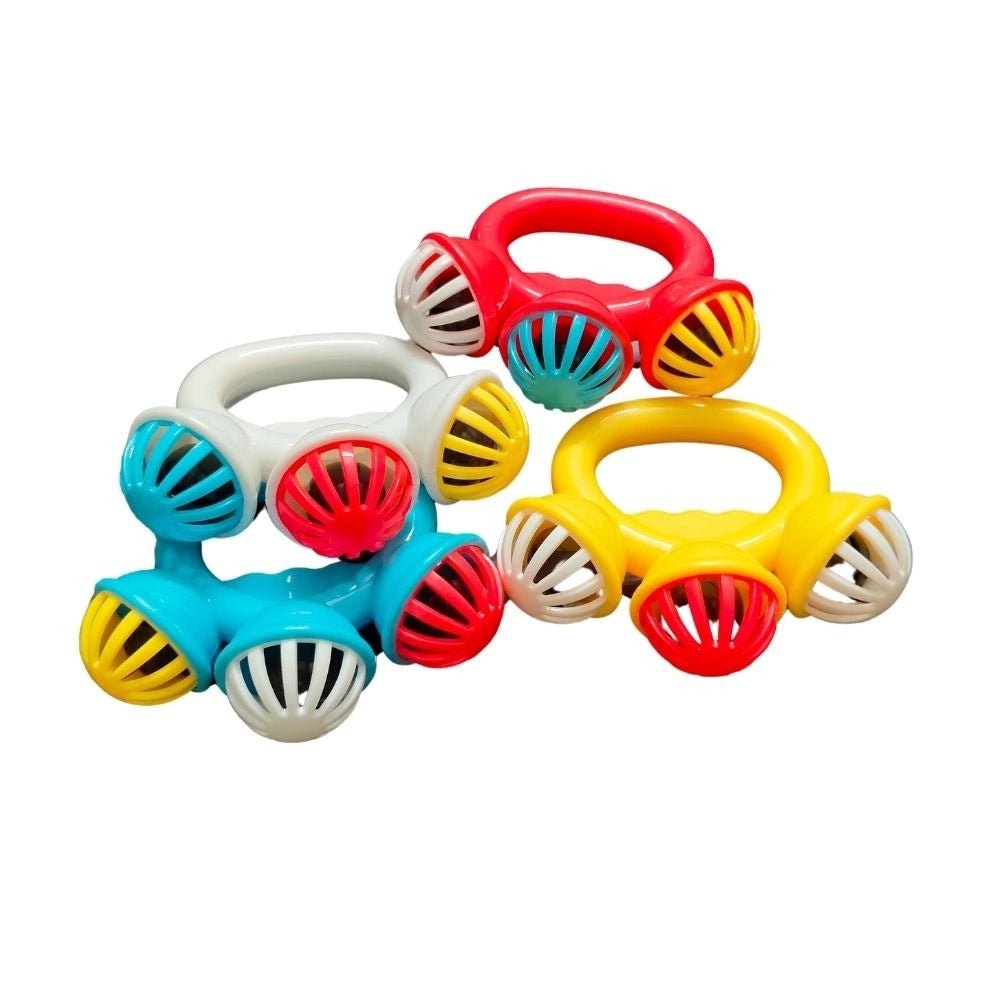 11365 {12 Pcs} Rattle set Colourful Attractive Music Sound Toy
