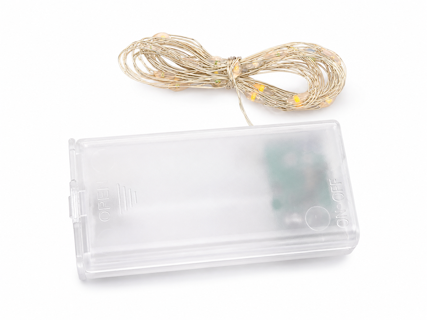 20917 Warm White LED Fairy String Lights with Battery Box | Decorative Copper Wire Lights for Home, Bedroom, Diwali & Party Décor