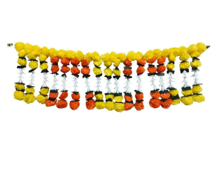 5008 Door Pom pom Toran 3 Feet Bandhanwar