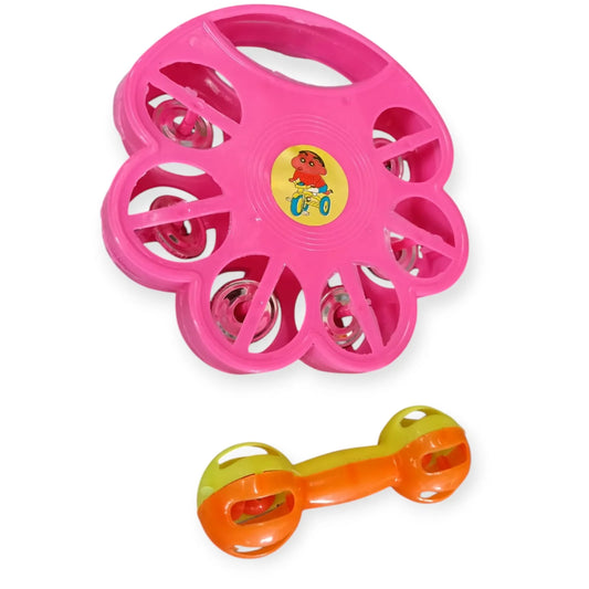 002 Plastic Kids Dafli Rattle Toy Set