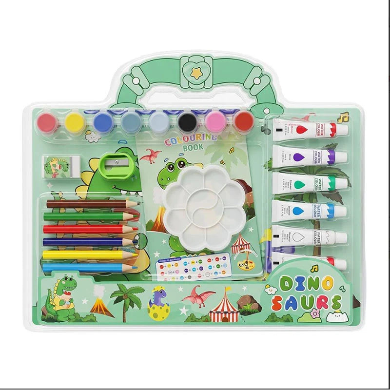 GBT-51296 Cute Cartoon Portable Painting Suitcase Set