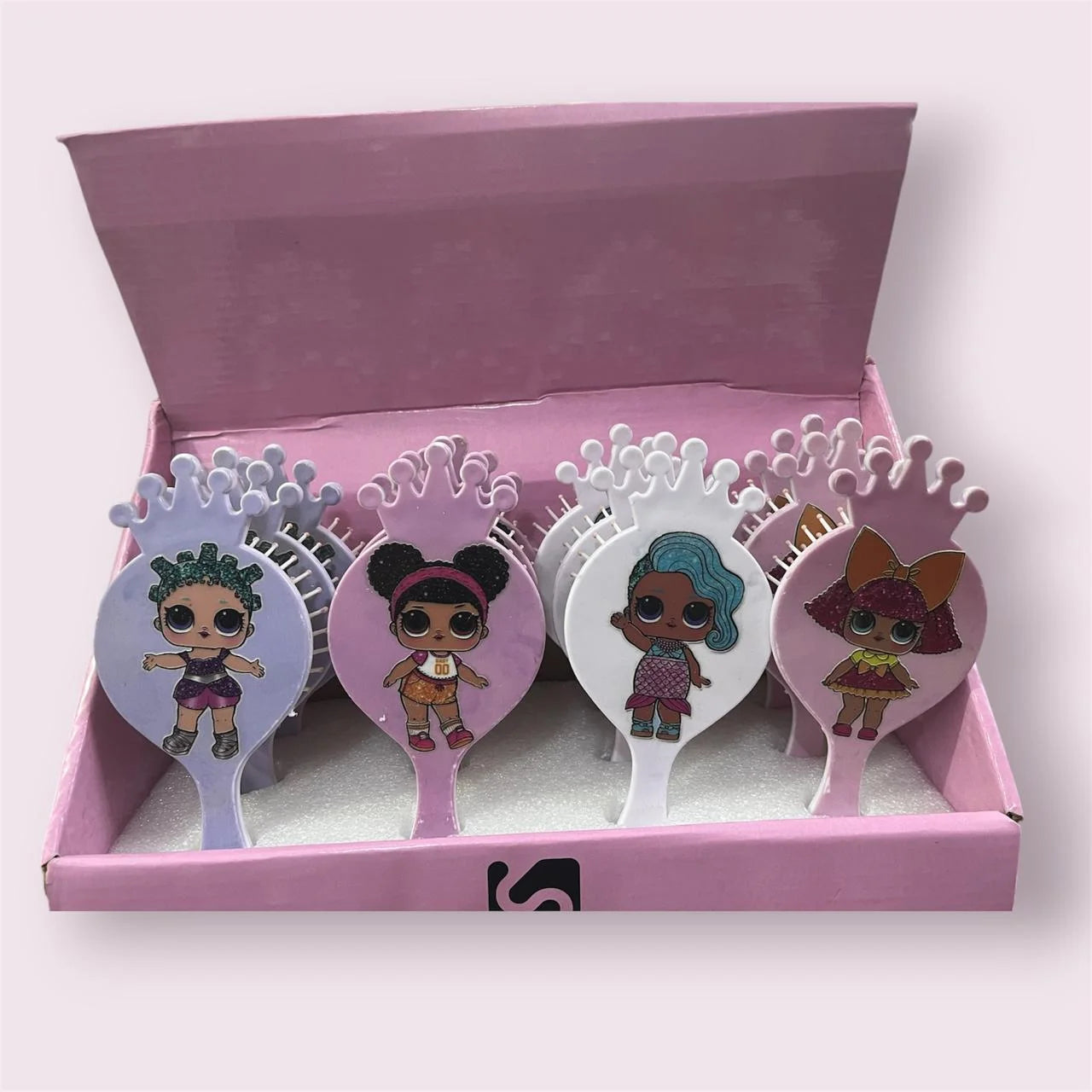 20170 Mini Hair Brush Pain Free Comb for Women, Men, Boys and Girls {Random Design}