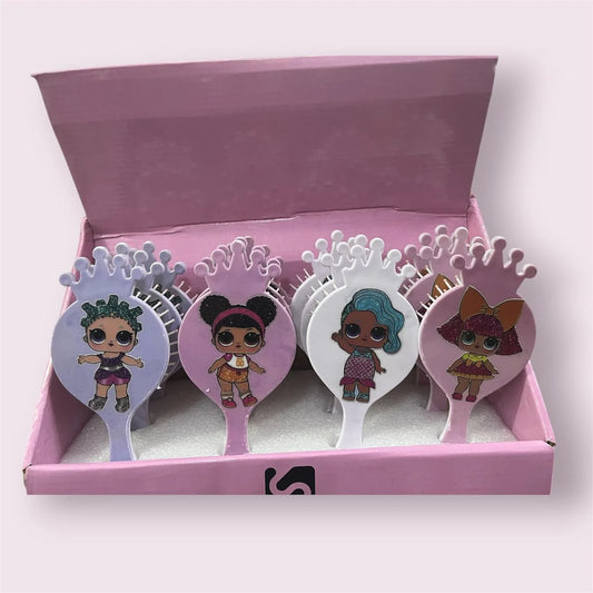 20170 Mini Hair Brush Pain Free Comb for Women, Men, Boys and Girls {Random Design}