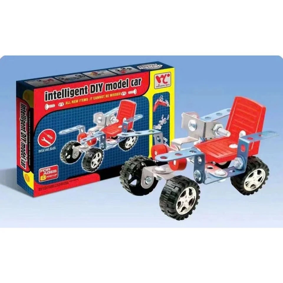 58010B Intelligent Diy Model Car Metal Air Force Puzzle Kits for Kids