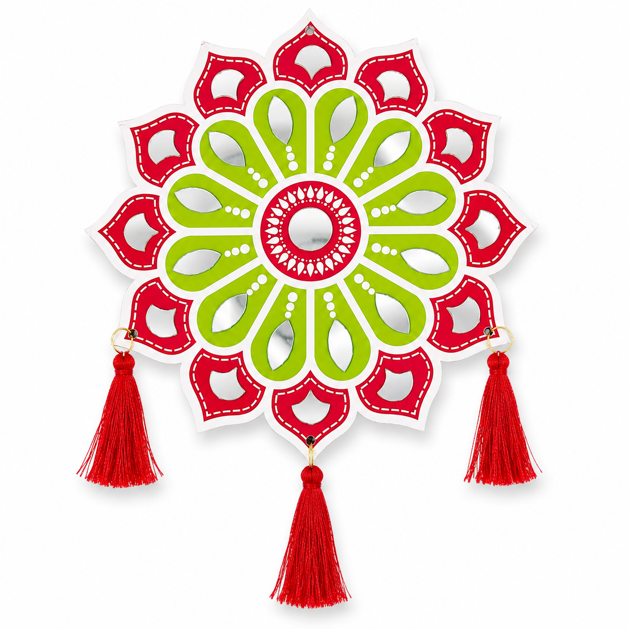 3086 {6 Pcs} Lippan Art Wall Hanging for Decoration {Random Design}