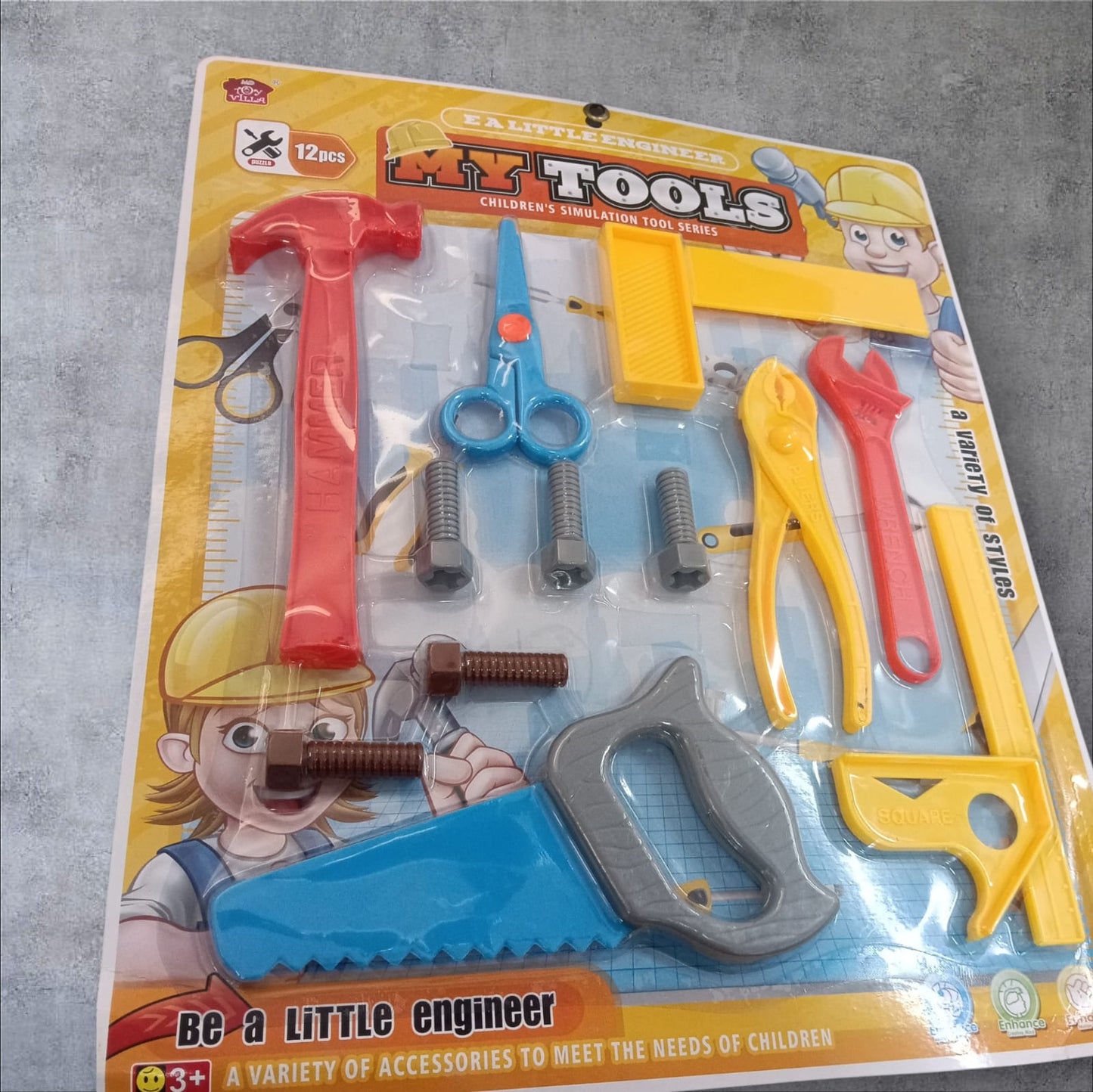 MD-638 Marketing Mechanics Tool Kit Toys for Kids – Pretend Play Toy, Engineer Workshop Tool Kit