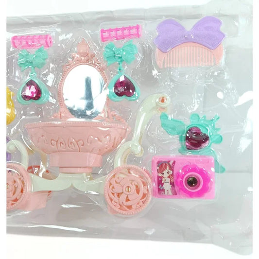 HZ-17 Kids Dollhouse Playset Portable Dollhouse Toy for Girls