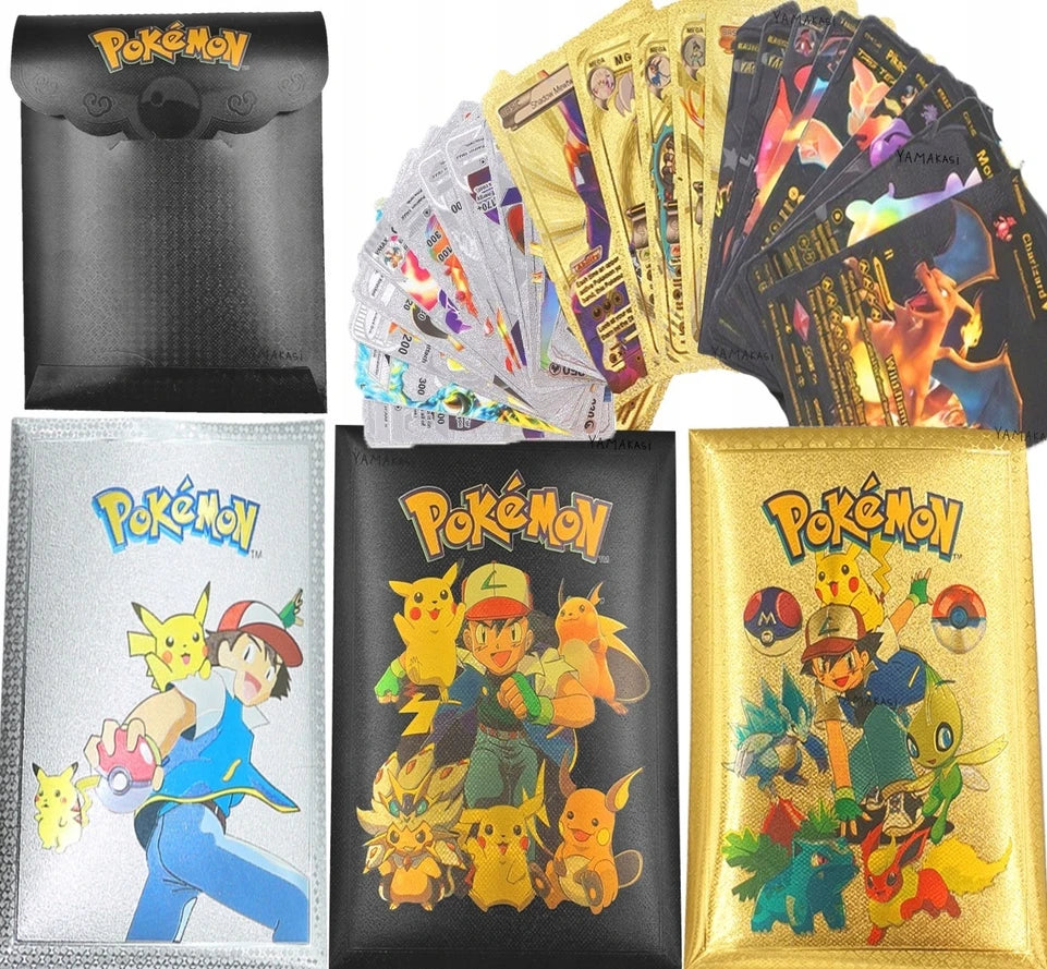 20131 Pokemon 10 Pcs Foil Card Game Best Gift for Kid’s Adult {Multicolor}