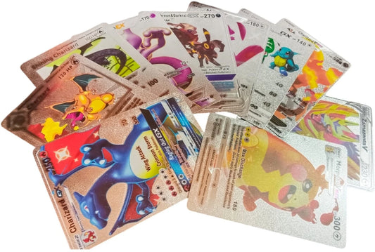 20131 Pokemon 10 Pcs Foil Card Game Best Gift for Kid’s Adult {Multicolor}