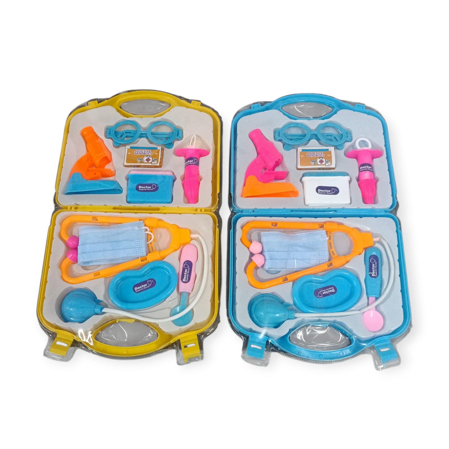 9797 Plastic docter Set Pretend Play / 10 pcs Equipment / Kids Will Love Imaginary Play Set {Random Color}