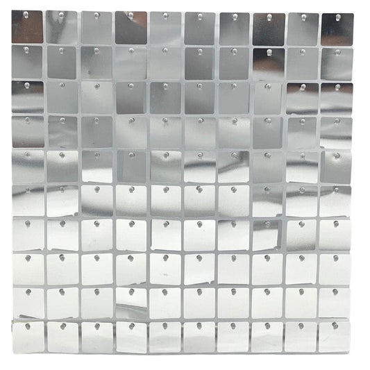 21087 Decoration Silver Shimmer Wall Panel Backdrop Decorations for Birthday Parties, Anniversary, Wedding, Marriage Party Dcor