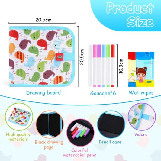 10313 Erasable Drawing Pad, Drawing book for Kids