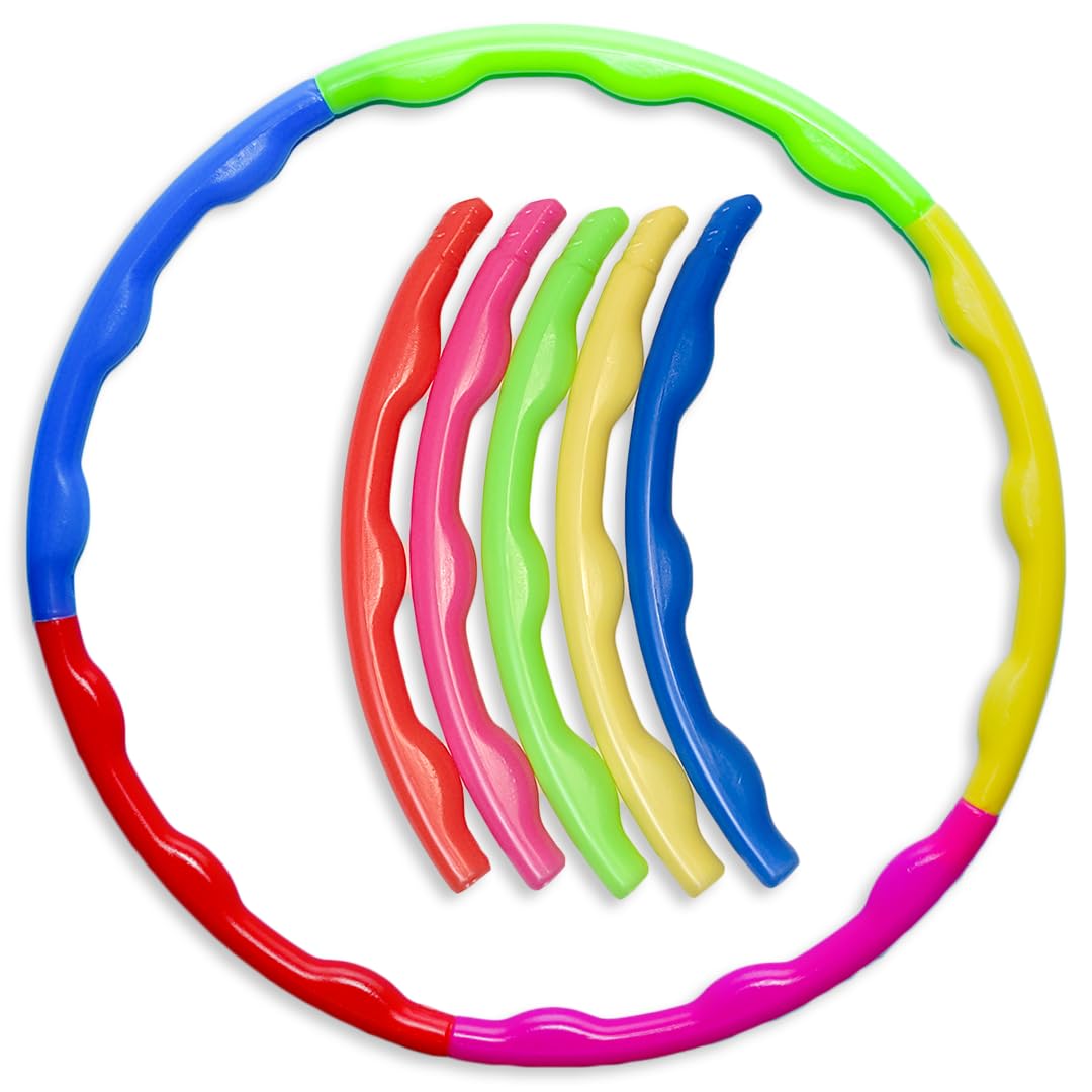 20206  Hula Hoop Ring Super Baby Nano for Kids – Multicolor & Lightweight