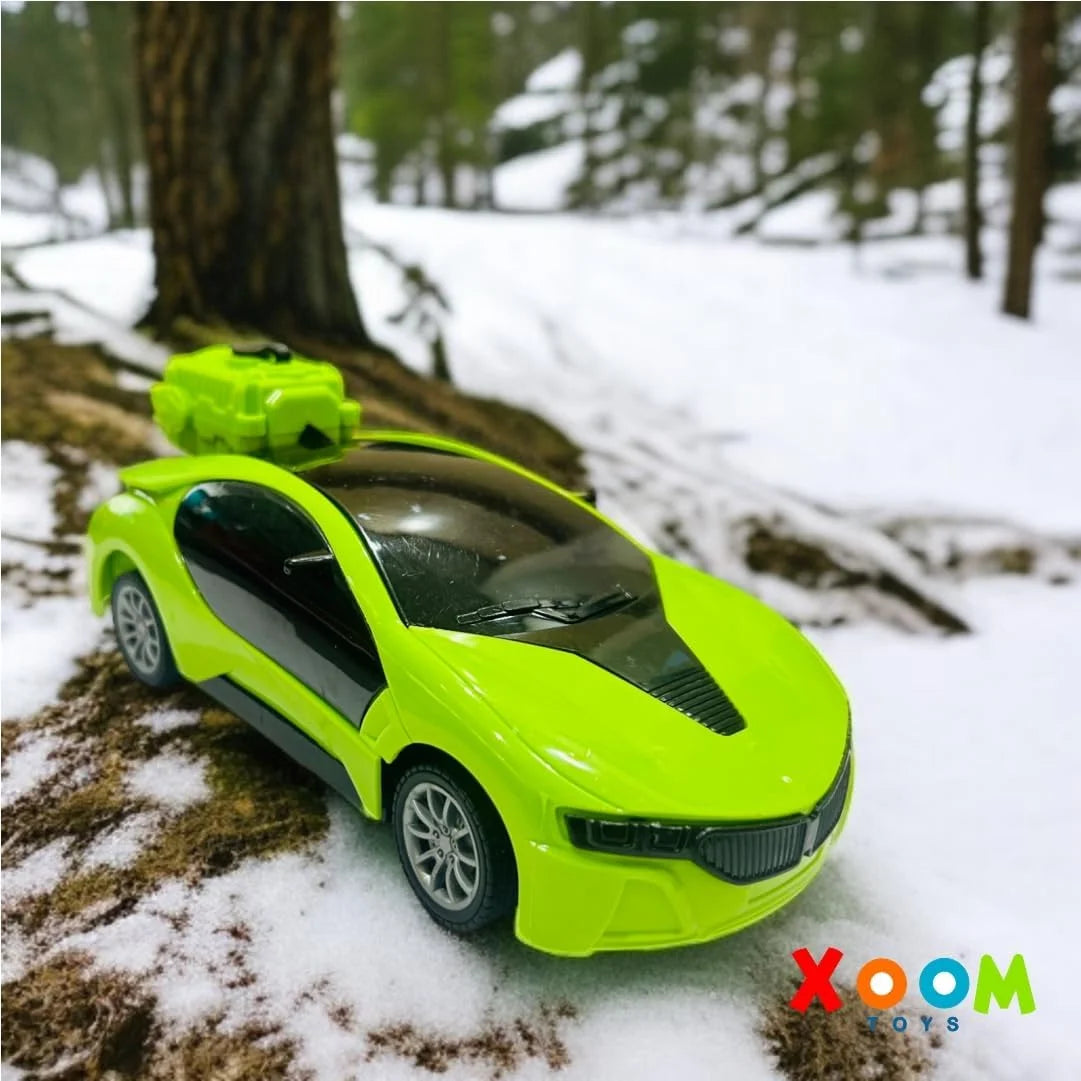 ITW 8328-CH 3D Smoke Spray RC Car – High-Speed Remote Control Car with Smoke & App Control LED Lights, Type C Rechargeable RC Toy for Kids & Adults (Random Colour)
